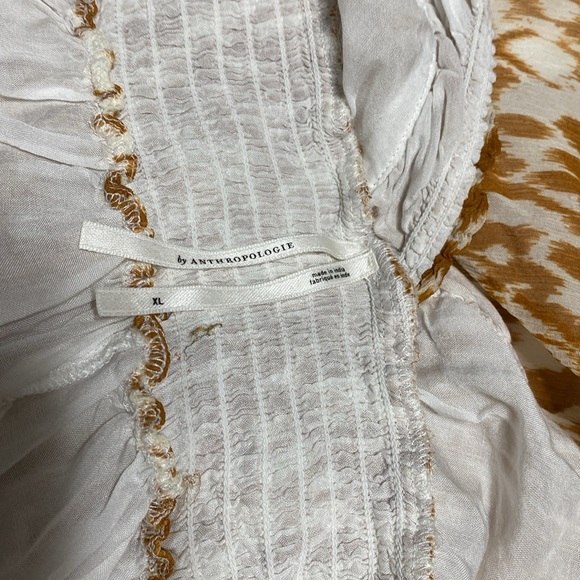 Anthropologie Odessa V-Neck Ruffle Dress - Picture 7 of 13